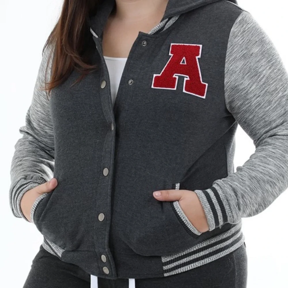 Classic Casual Cool Varsity Jacket - Picture 9 of 9